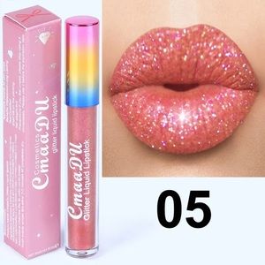 CmaaDU Glitter Liquid Lipstick Matte Waterproof Long Lasting Gloss